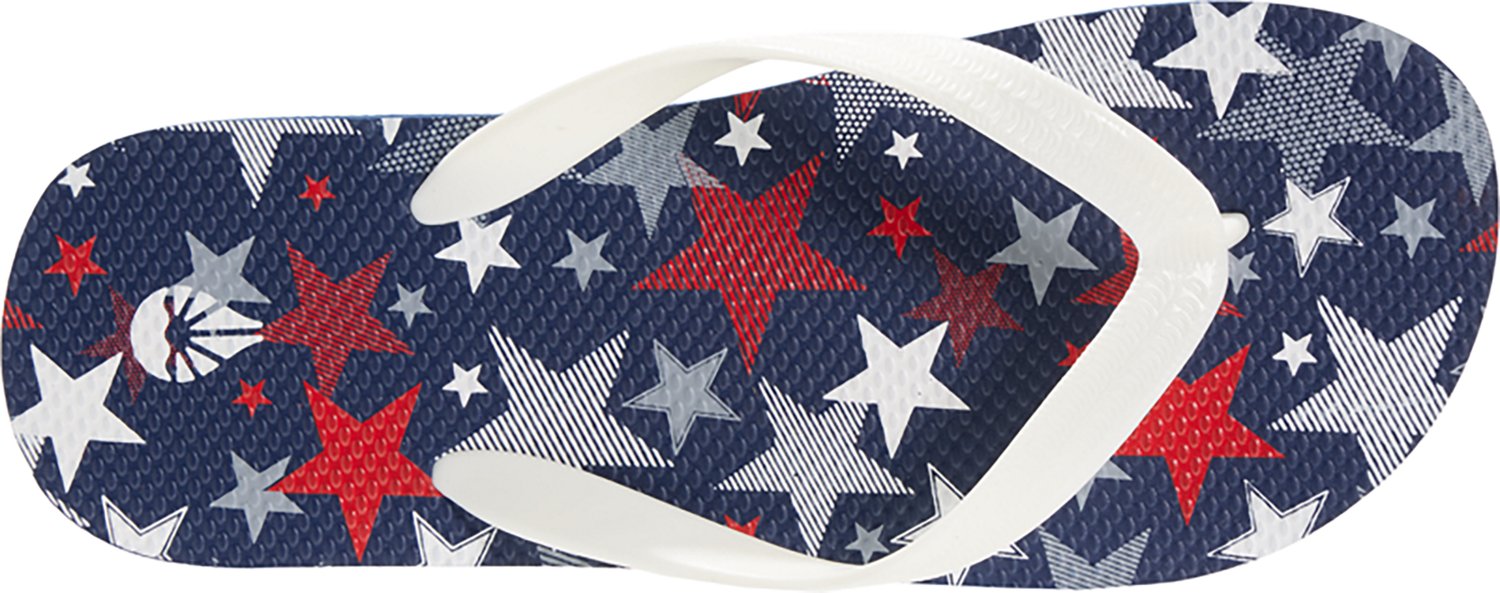 O'Rageous Men’s Stars and Stripes Flip Flops - view number 3