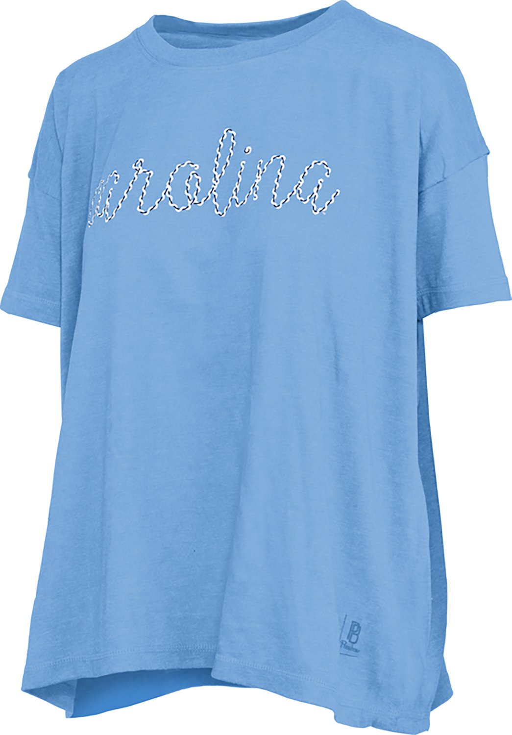 Pressbox Women's University of North Carolina Swirl Script Oversized Graphic T-shirt - view number 2
