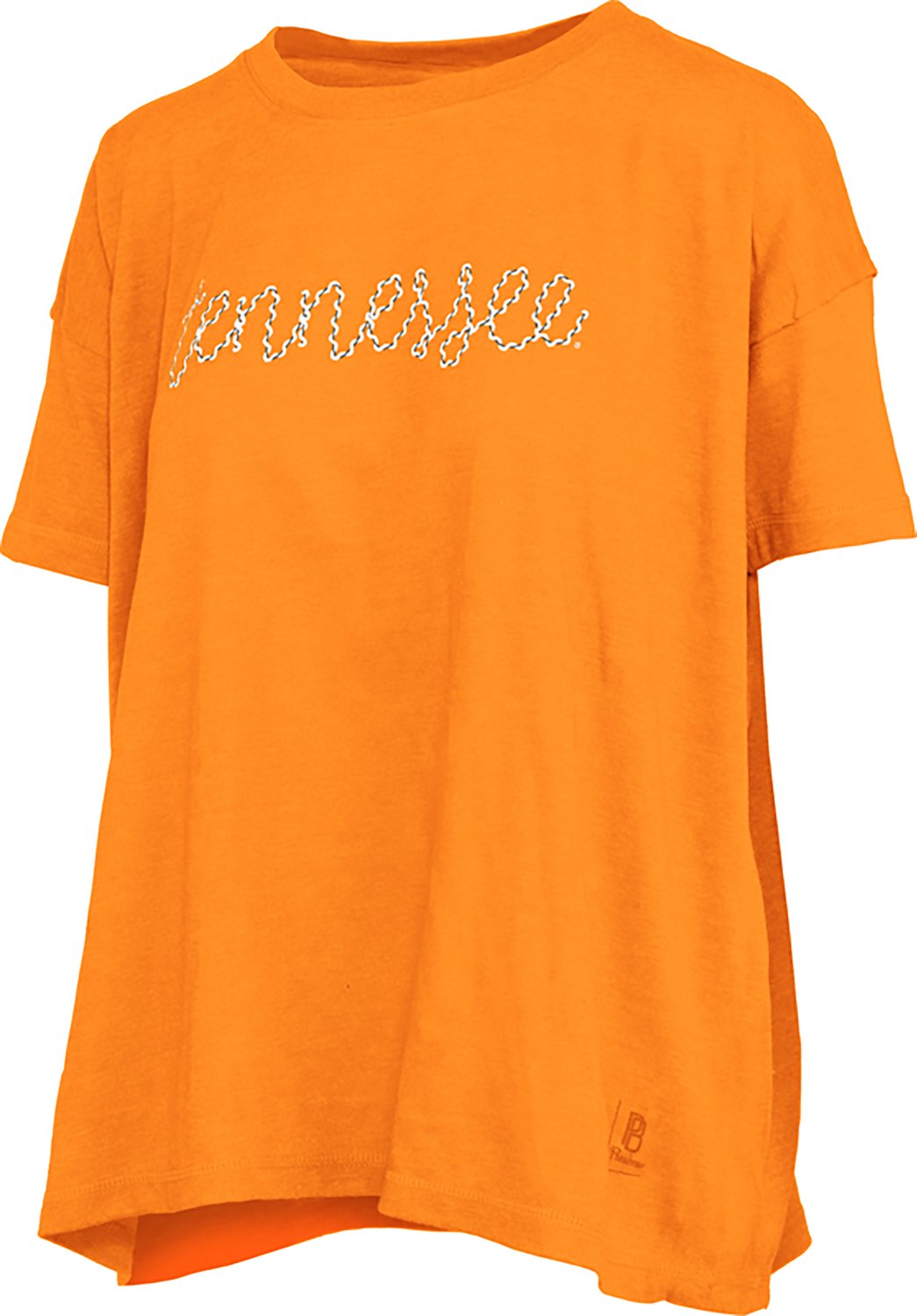 Pressbox Women's University of Tennessee Swirl Script Oversized Graphic T-shirt