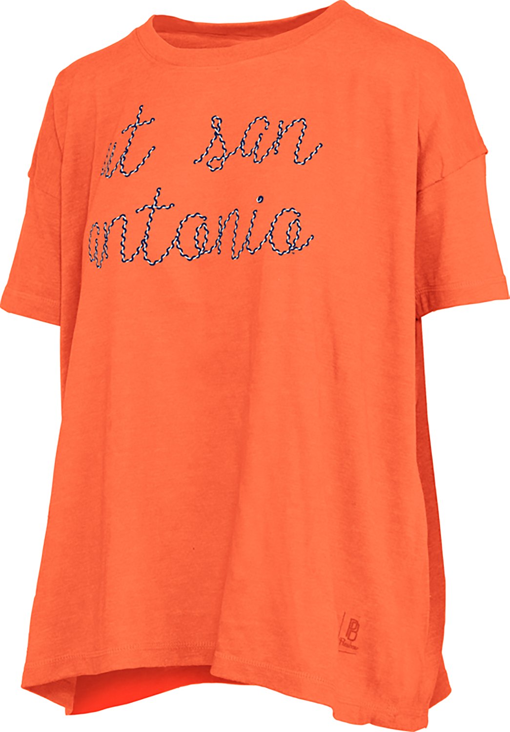 Pressbox Women's University of Texas at San Antonio Swirl Script Oversized Graphic T-shirt - view number 2