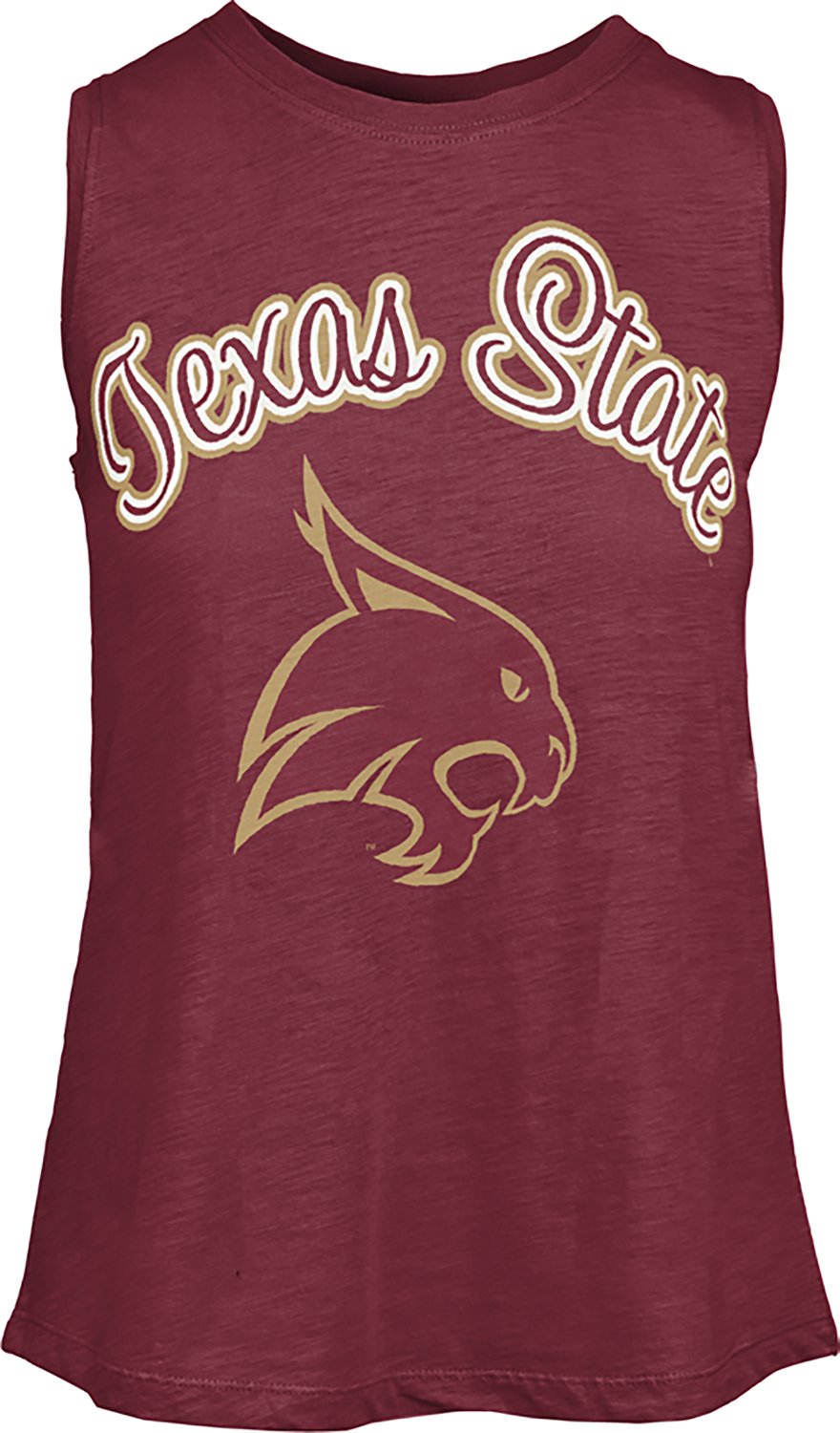 Pressbox Women's Texas State University Tampa Miranda Graphic Tank Top