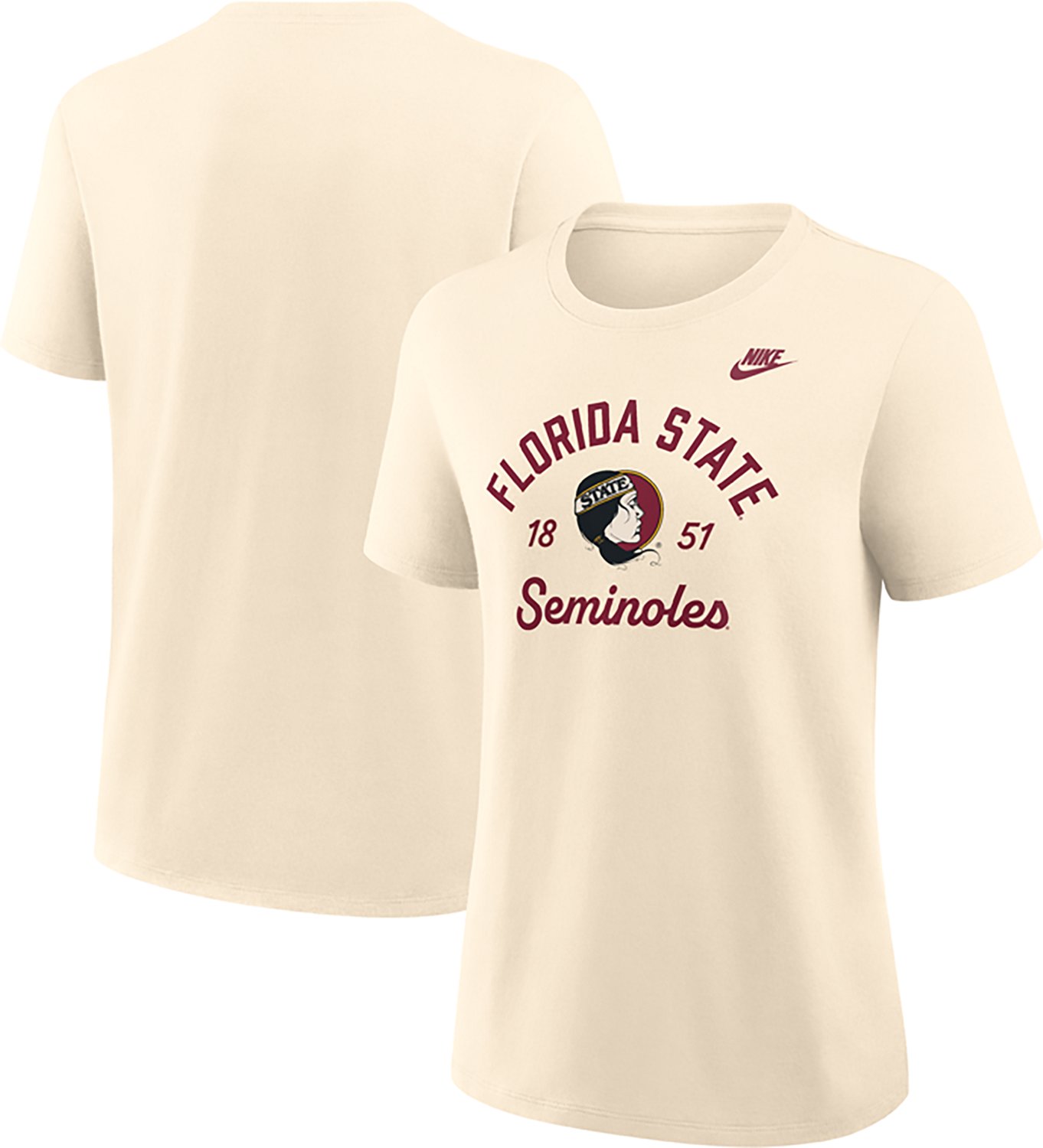 Nike Women's Florida State University Vault Logo Legacy Graphic T-shirt - view number 3