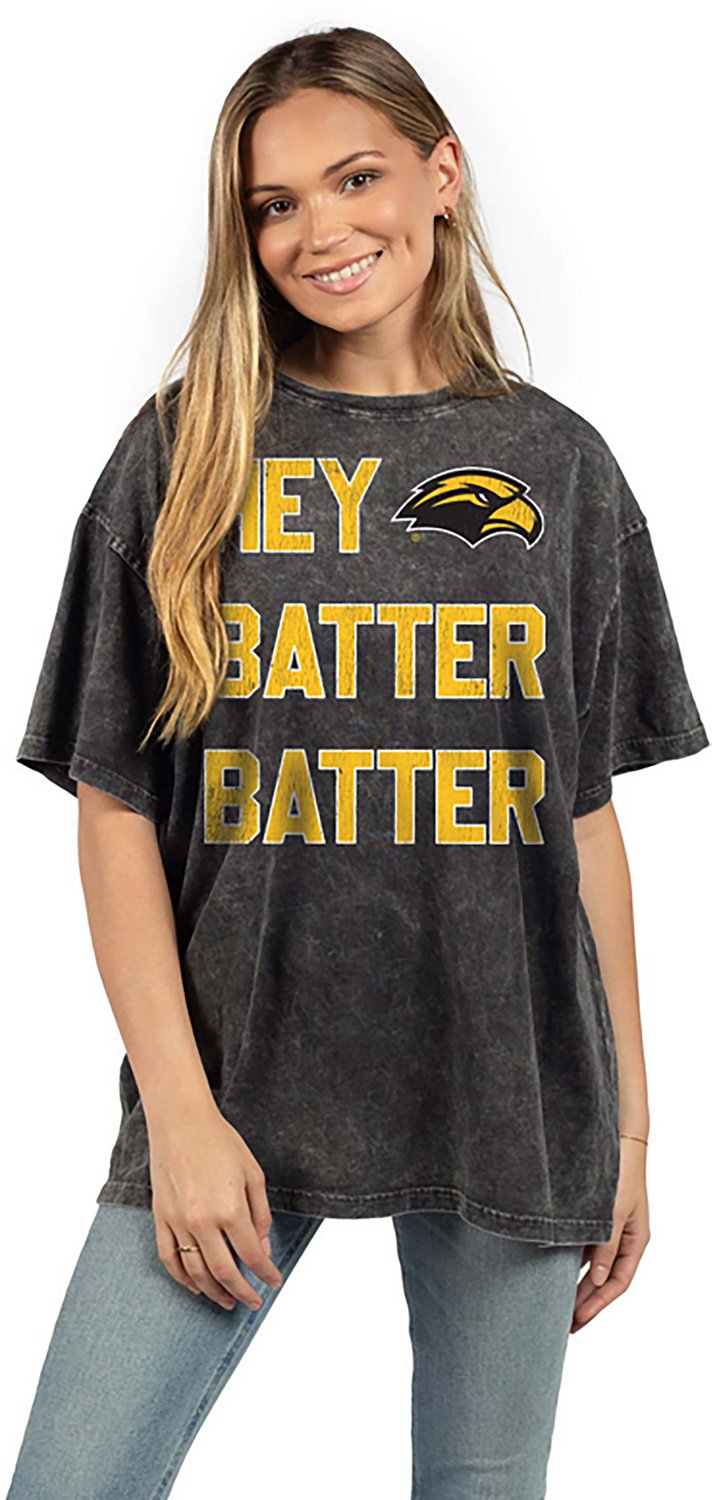 Chicka-d Women's University of Southern Mississippi Hey Batter Batter Short Sleeve T-Shirt