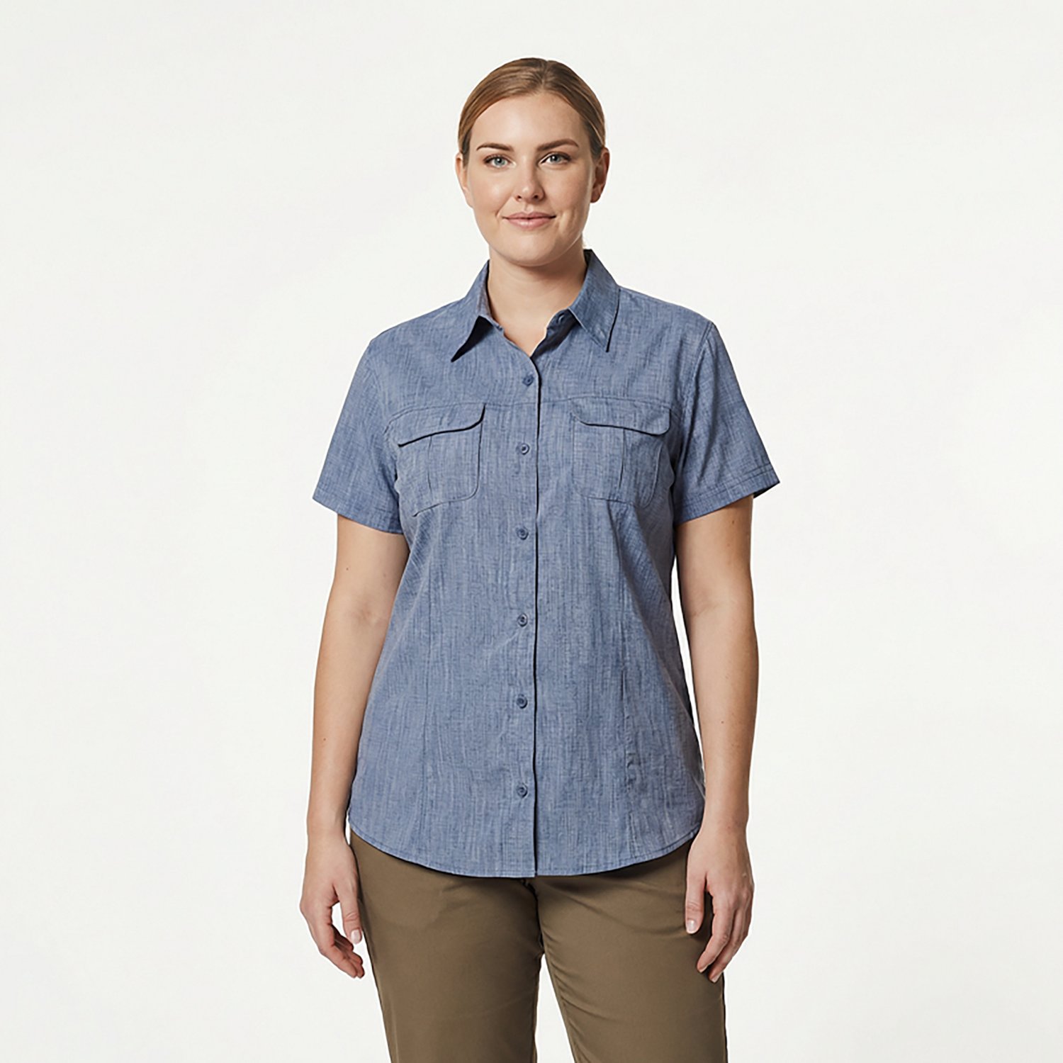 Magellan Outdoors Women's Aransas Pass Heathered Fishing Top                                                                     - view number 2