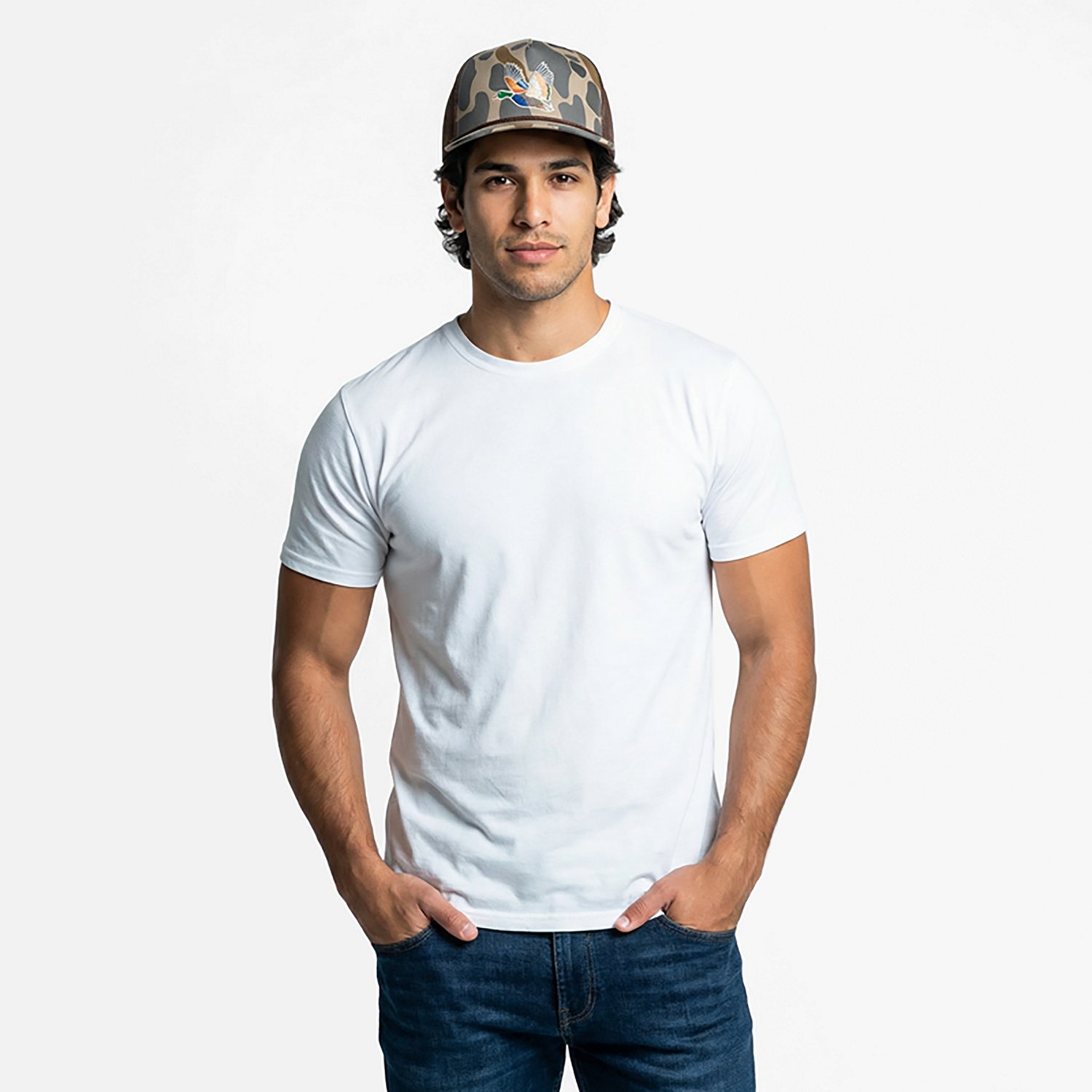 BURLEBO Men's Retro Camouflage Duck Cap