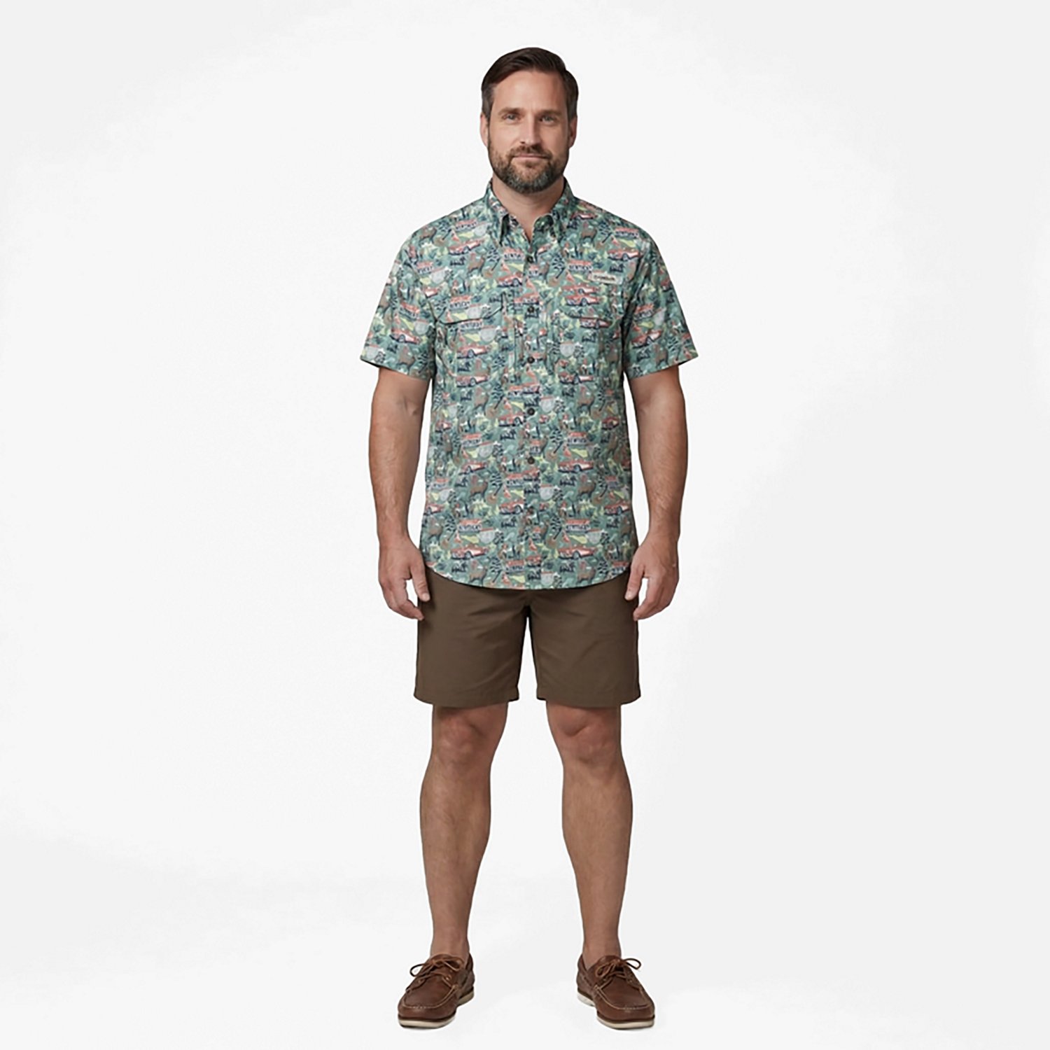 Magellan Outdoors Men's Kentucky Local State Print Shirt
