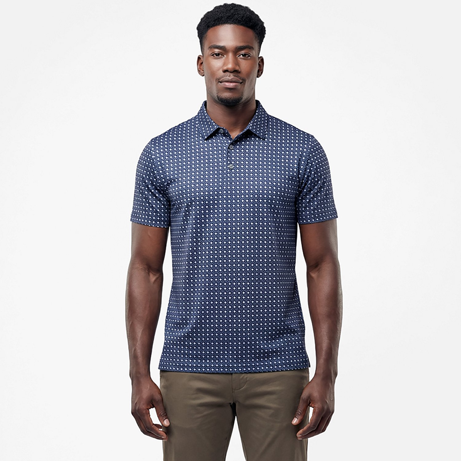 BURLEBO Men's Texas Pride Performance Polo Shirt - view number 2