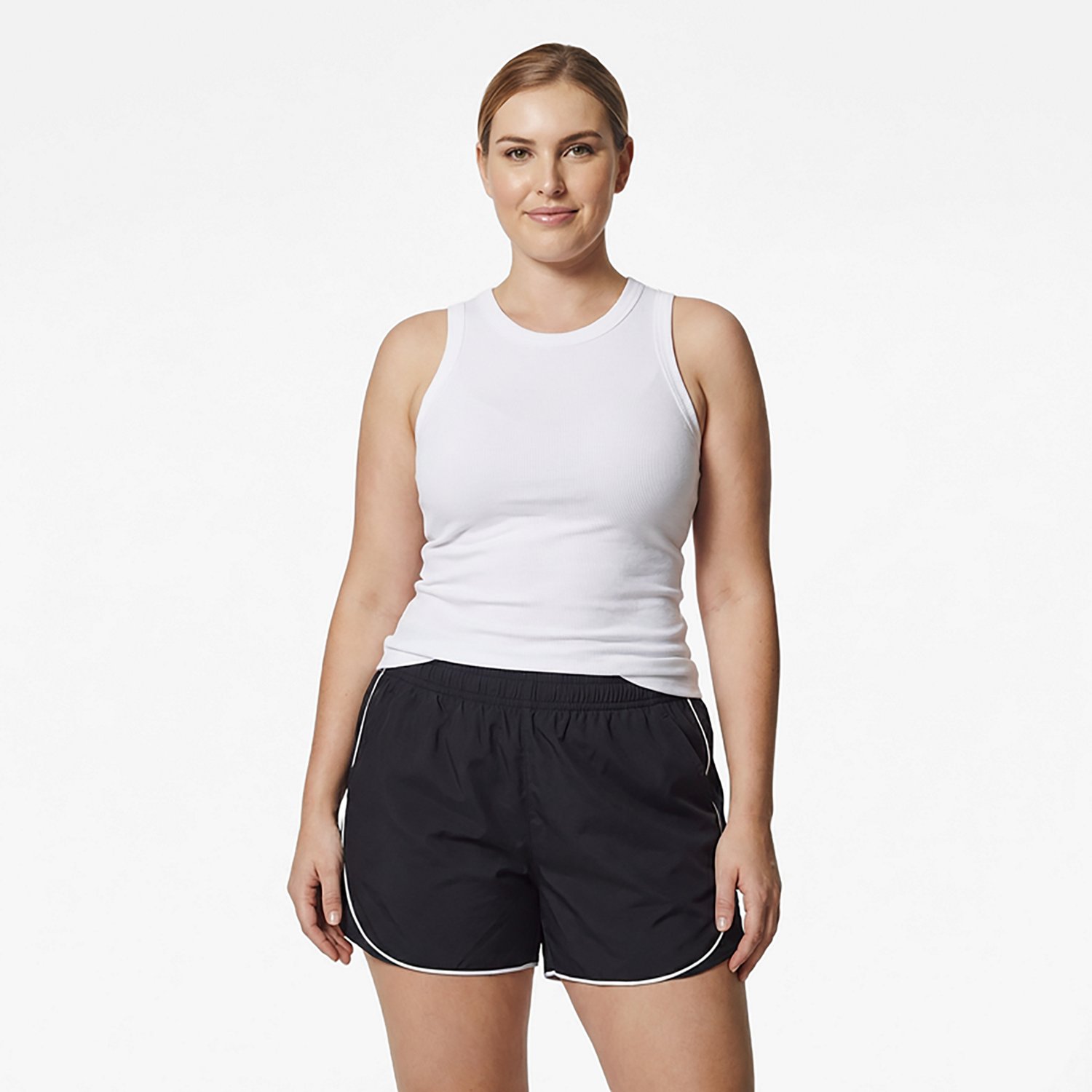 BCG Women's Sign High Neck Solid Rib Tank Top - view number 2