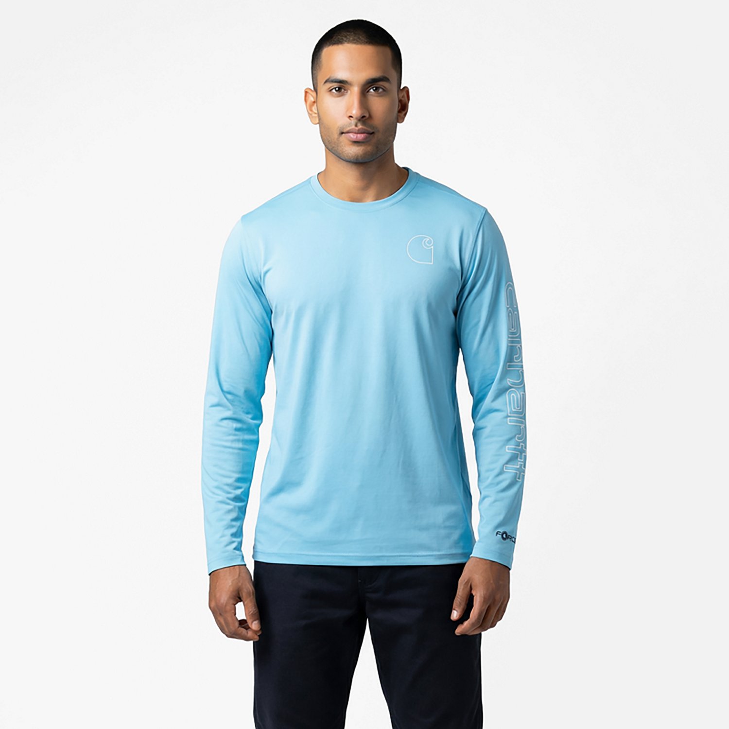 Carhartt Men's Force Sun Defender Lightweight Long Sleeve T-Shirt - view number 2