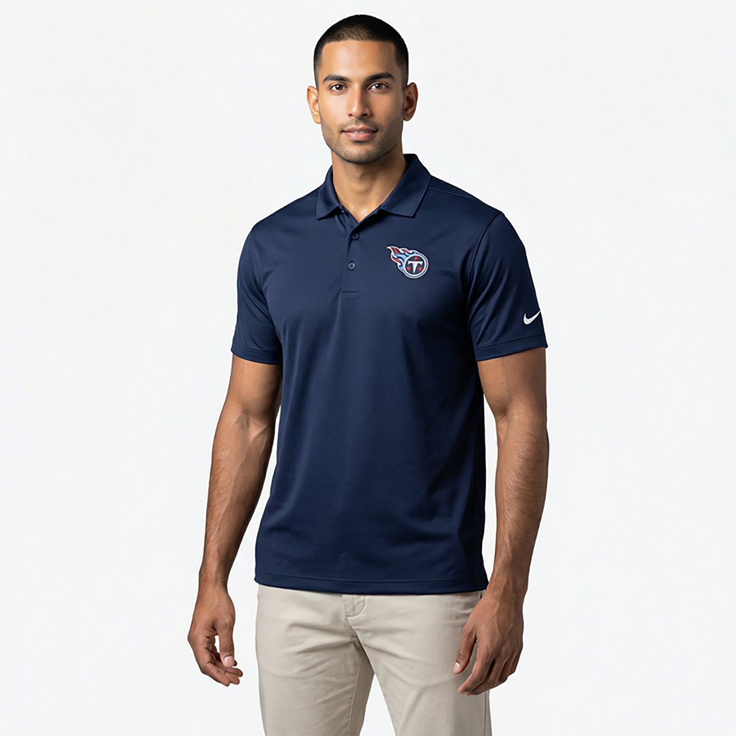 Nike Men's Titans Franchise Short Sleeve Polo                                                                                    - view number 2