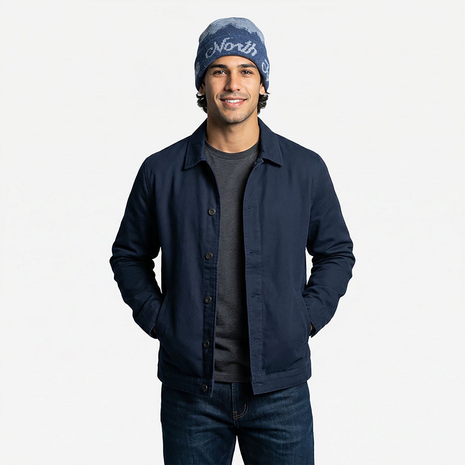 The North Face Cabin Moutainscape Beanie