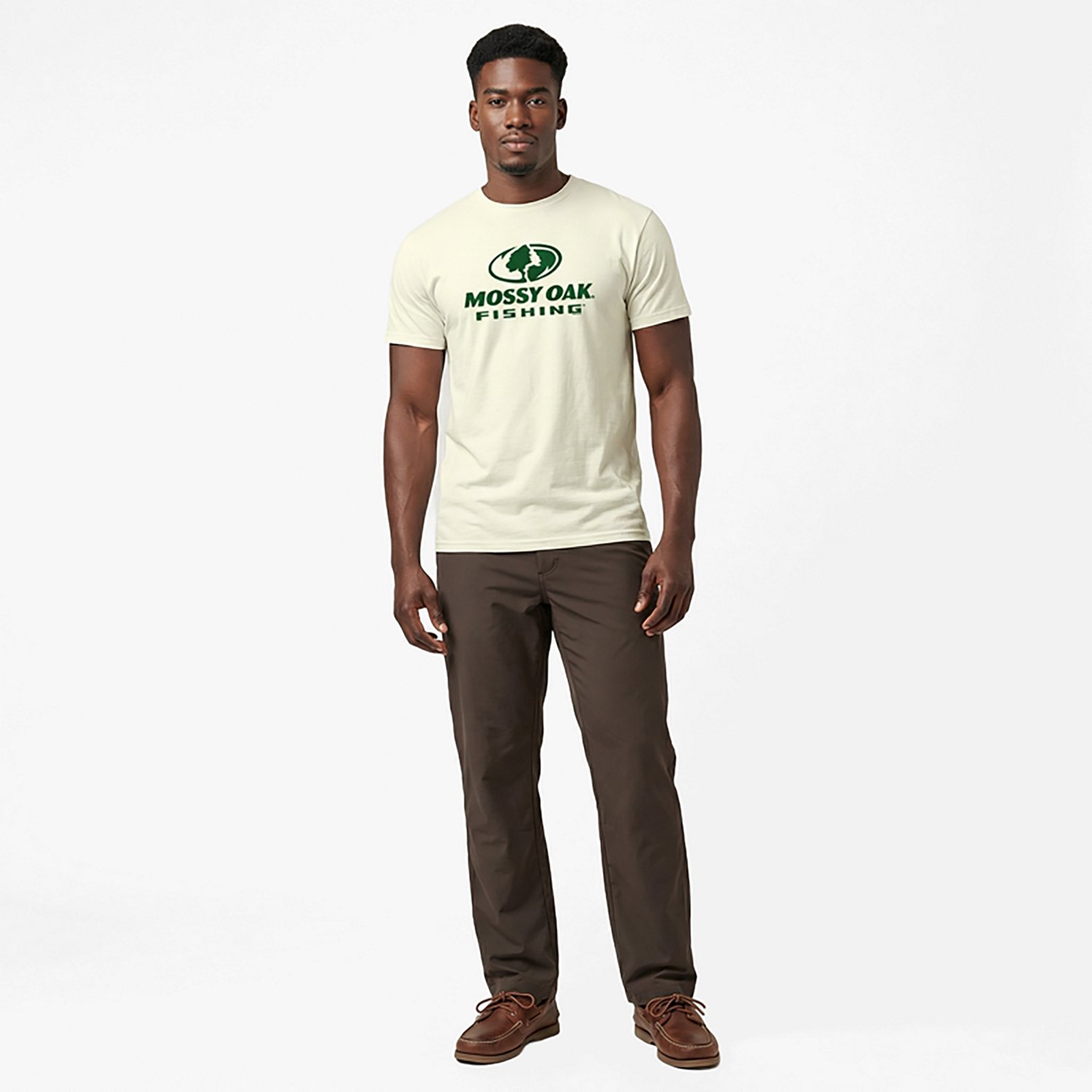 Mad Engine Mossy Oak Men's Fishing Short Sleeve T-shirt