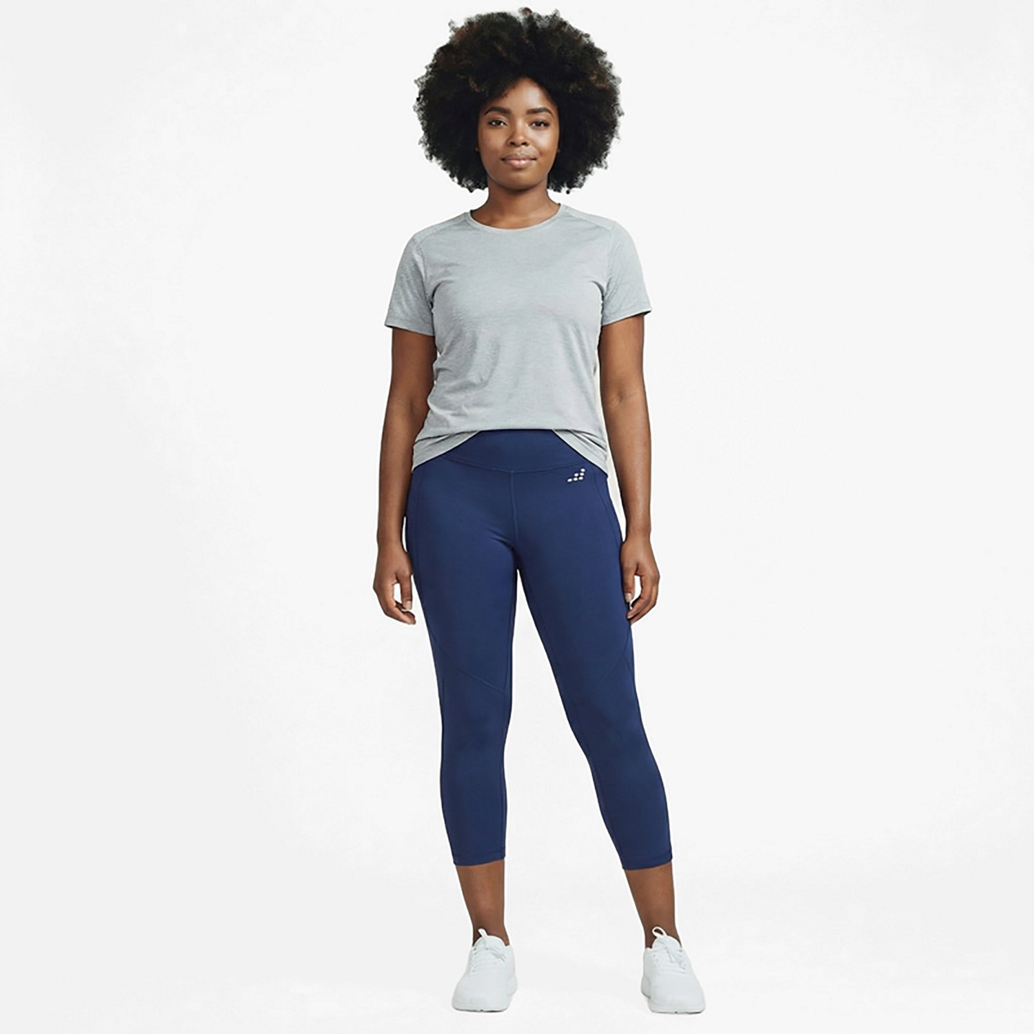 BCG Women's Color Block Crop Leggings