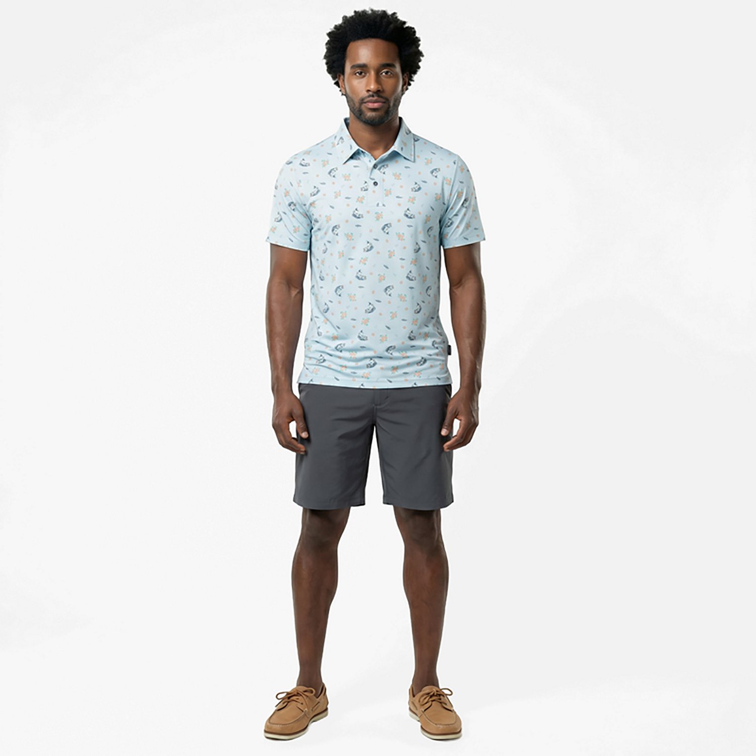 Magellan Outdoors Men's Pro Jacob Wheeler Angler Printed Polo Shirt                                                              - view number 4