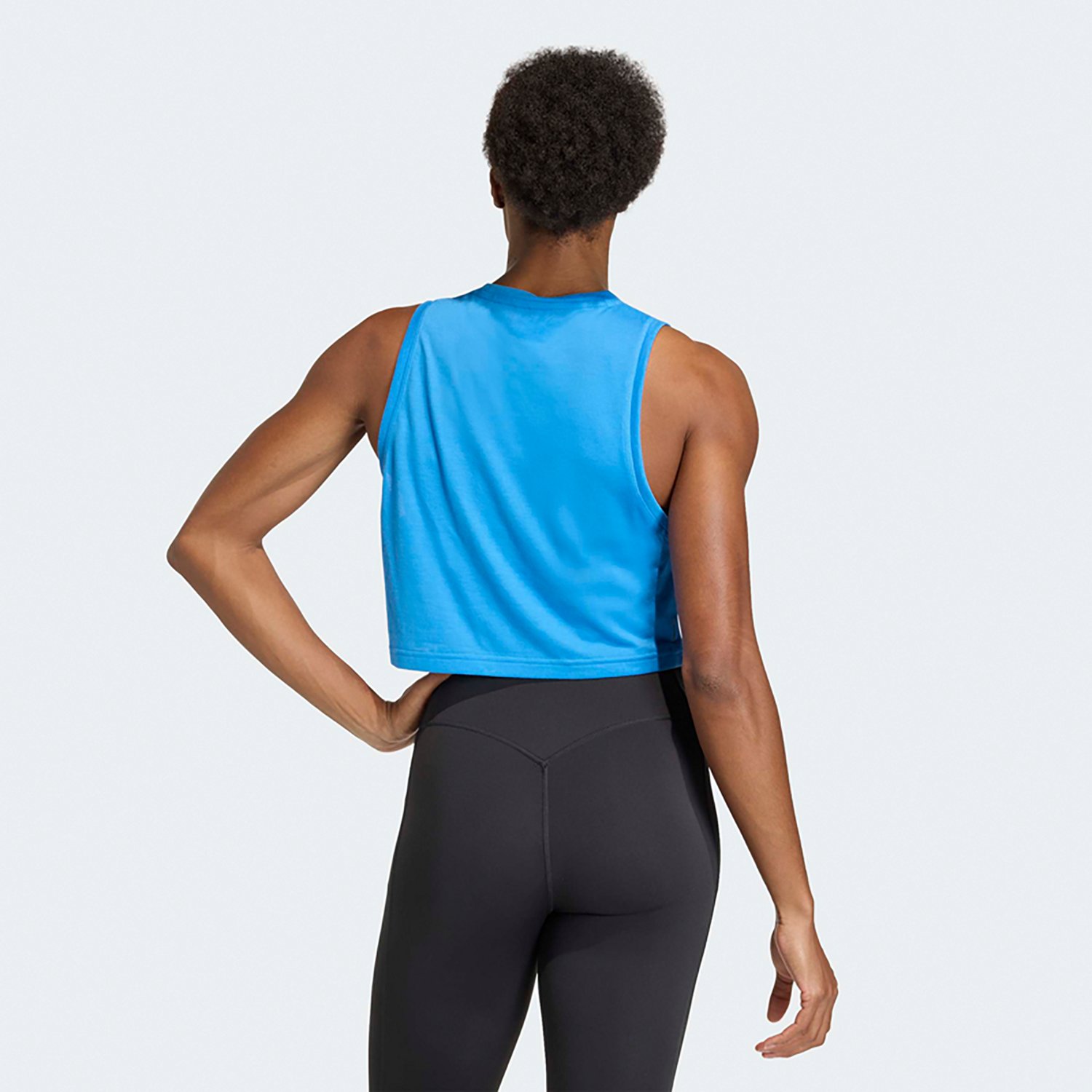 adidas Women's Training Essentials Regular 3-Stripes Tank Top                                                                    - view number 2