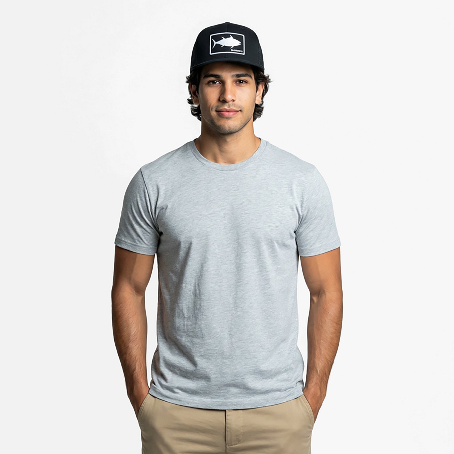 Shimano Original Flat Bill Snapback Trucker Cap