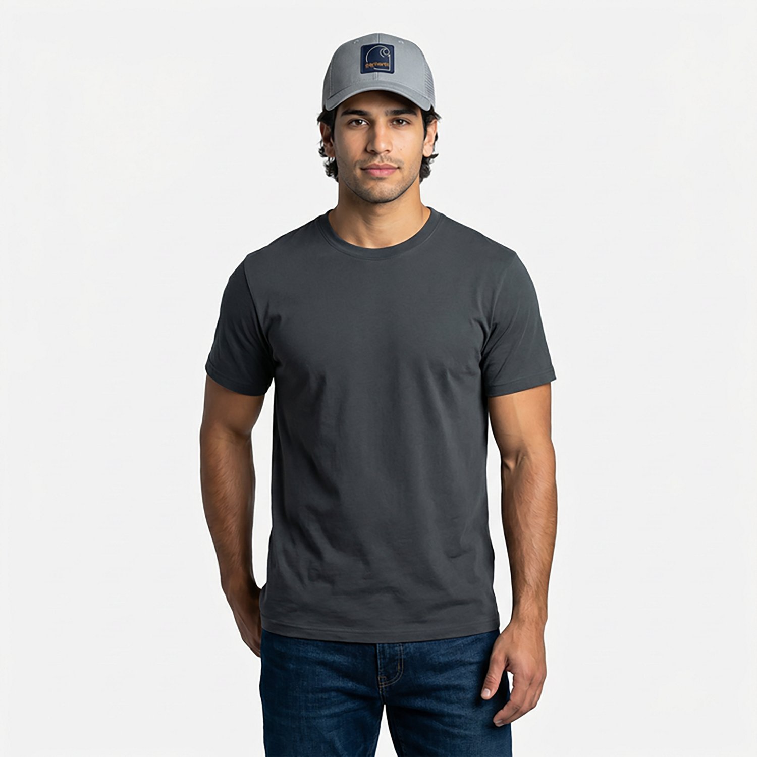 Carhartt Men's Canvas Mesh-Back C Patch Cap