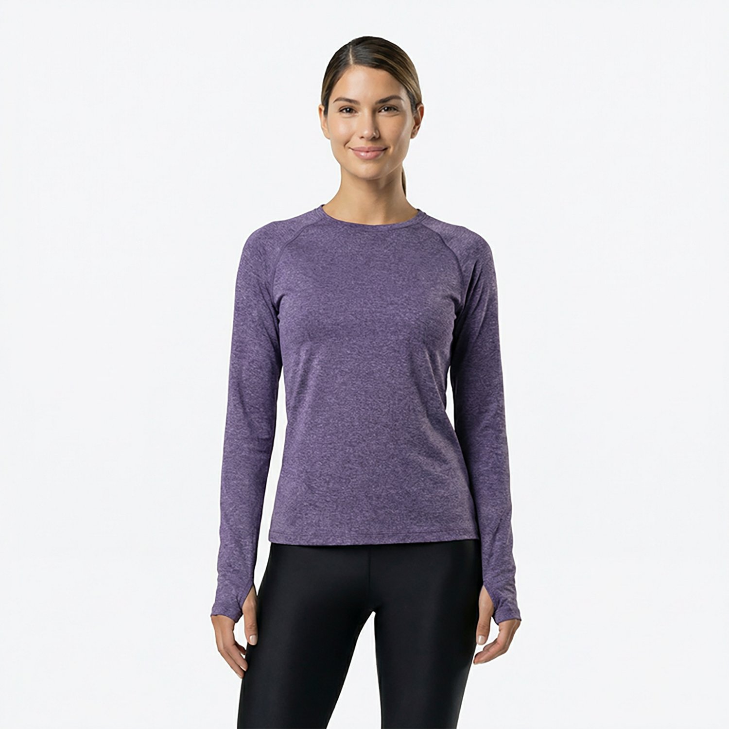 BCG Women's SMLS Rib Long Sleeve T-shirt - view number 2