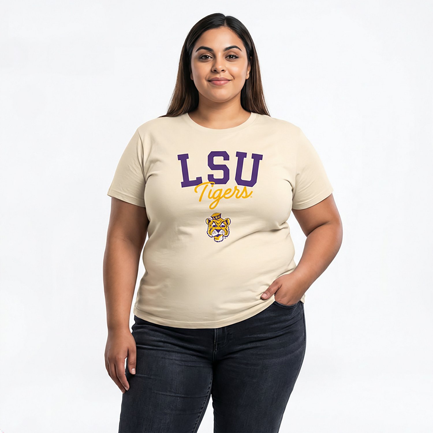 Nike Women's LSU Vault Logo Legacy Boxy T-shirt - view number 2