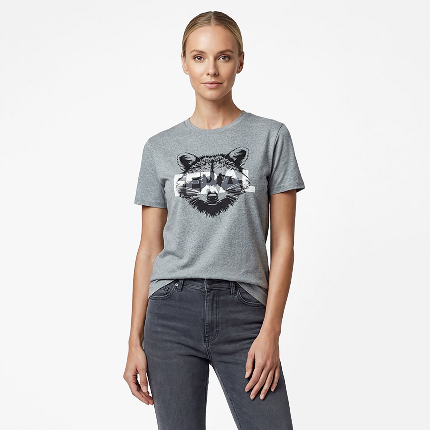 Academy Sports + Outdoors Women’s Feral T-shirt - view number 2