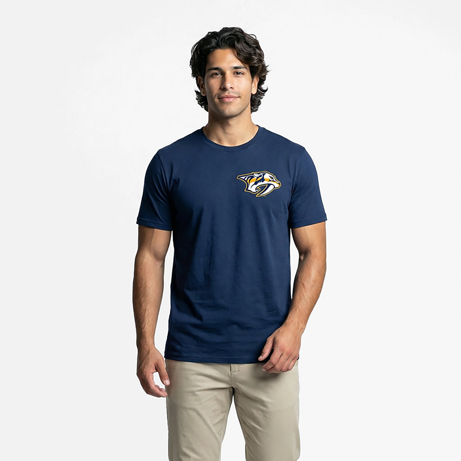 Fanatics Men's Nashville Predators Hold the Line Legacy Cotton Short Sleeve T-shirt - view number 2