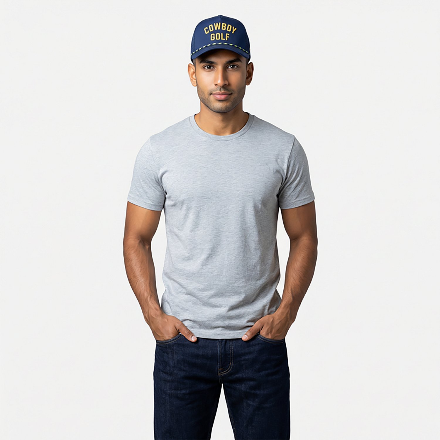 Hooey Men's Cowboy Golf Rope Cap
