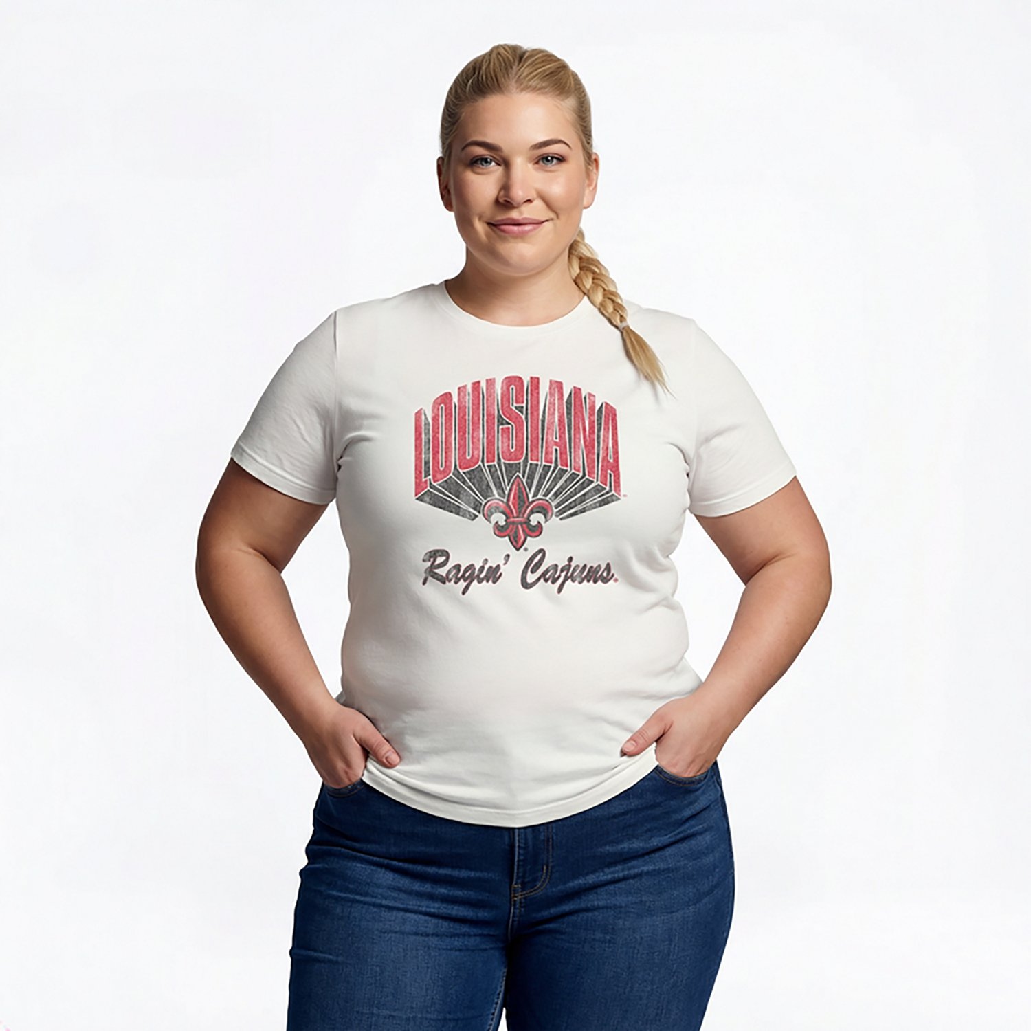 WILDCAT RETRO Women's Louisiana-Lafayette Rock Star Meet and Greet T-shirt