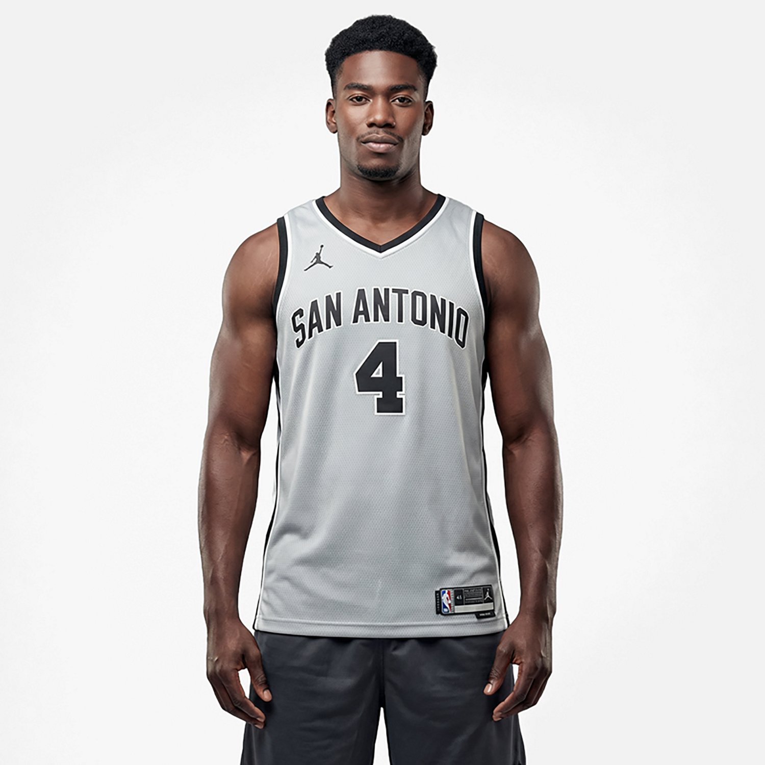 Nike Men's San Antonio Spurs De'Aaron Fox Statement Swingman Jersey - view number 2