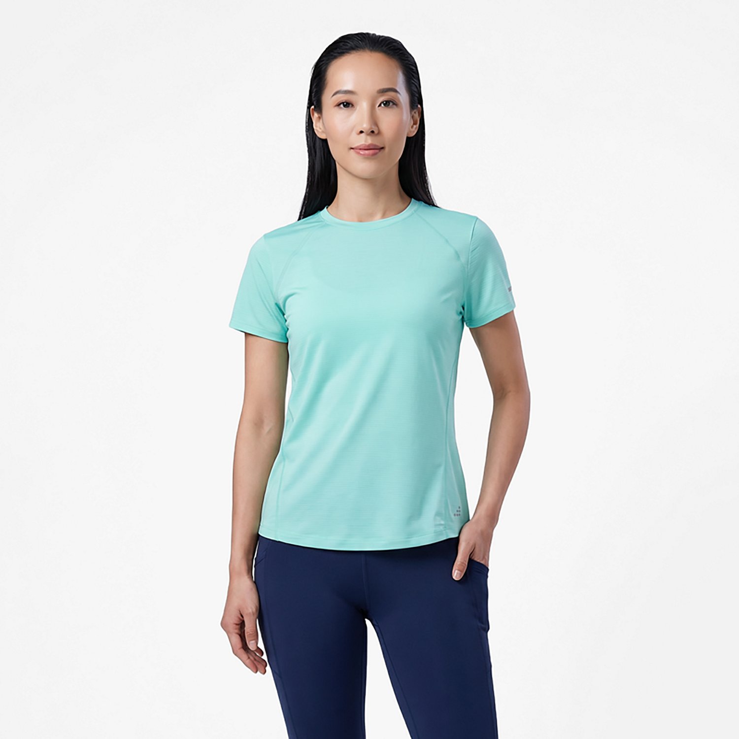 BCG Women's Run Mesh Back Short Sleeve T-shirt - view number 2