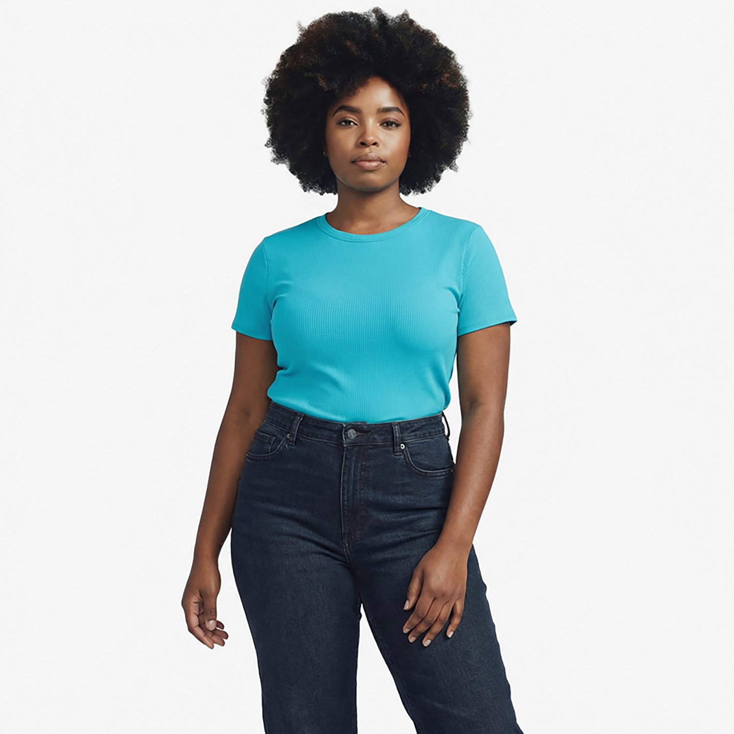 BCG Women's Sign Crew Rib Short Sleeve T-Shirt - view number 2