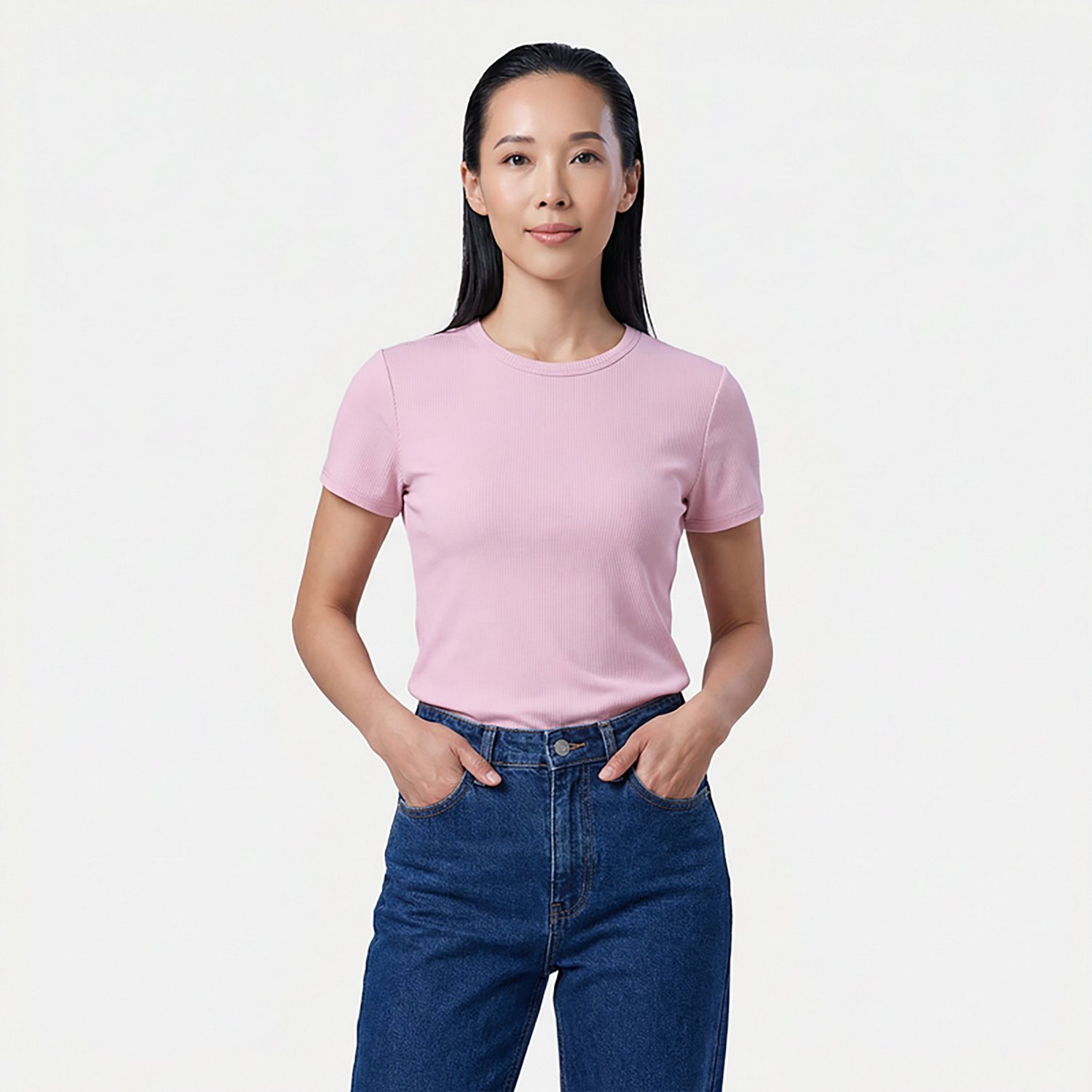 BCG Women's Sign Crew Rib Short Sleeve T-Shirt - view number 2