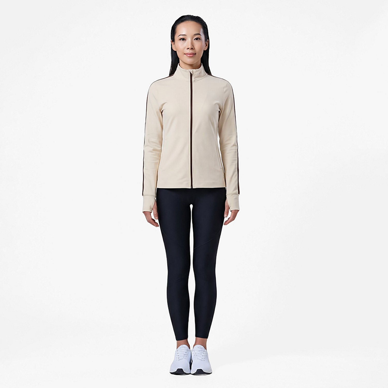 BCG Women's Knit Tech Full Zip Jacket