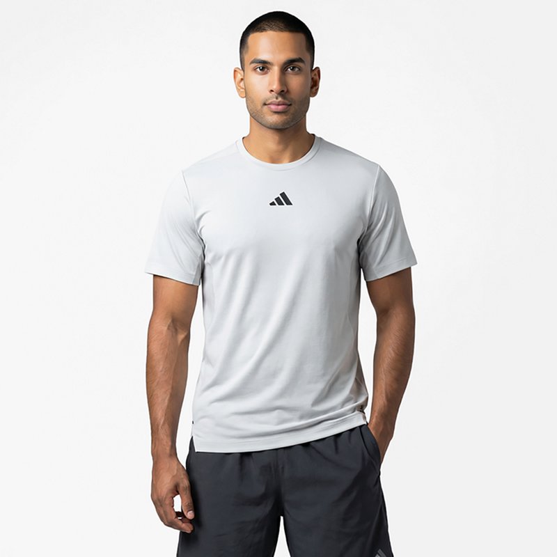 adidas Men's Designed for Training PrimeLift 3-Stripes T-Shirt, Medium, White