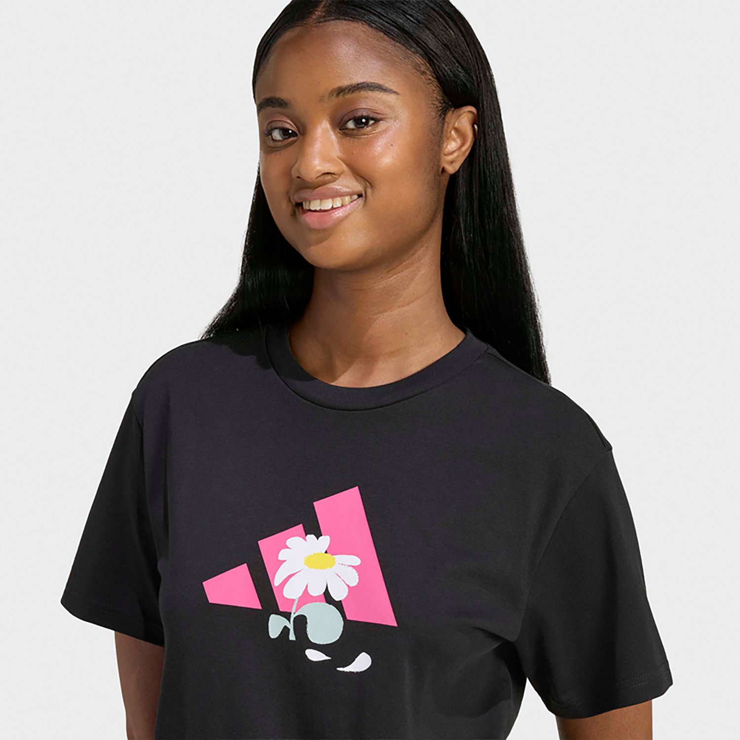 adidas Women's Soft Side 2 Graphic T-shirt - view number 3