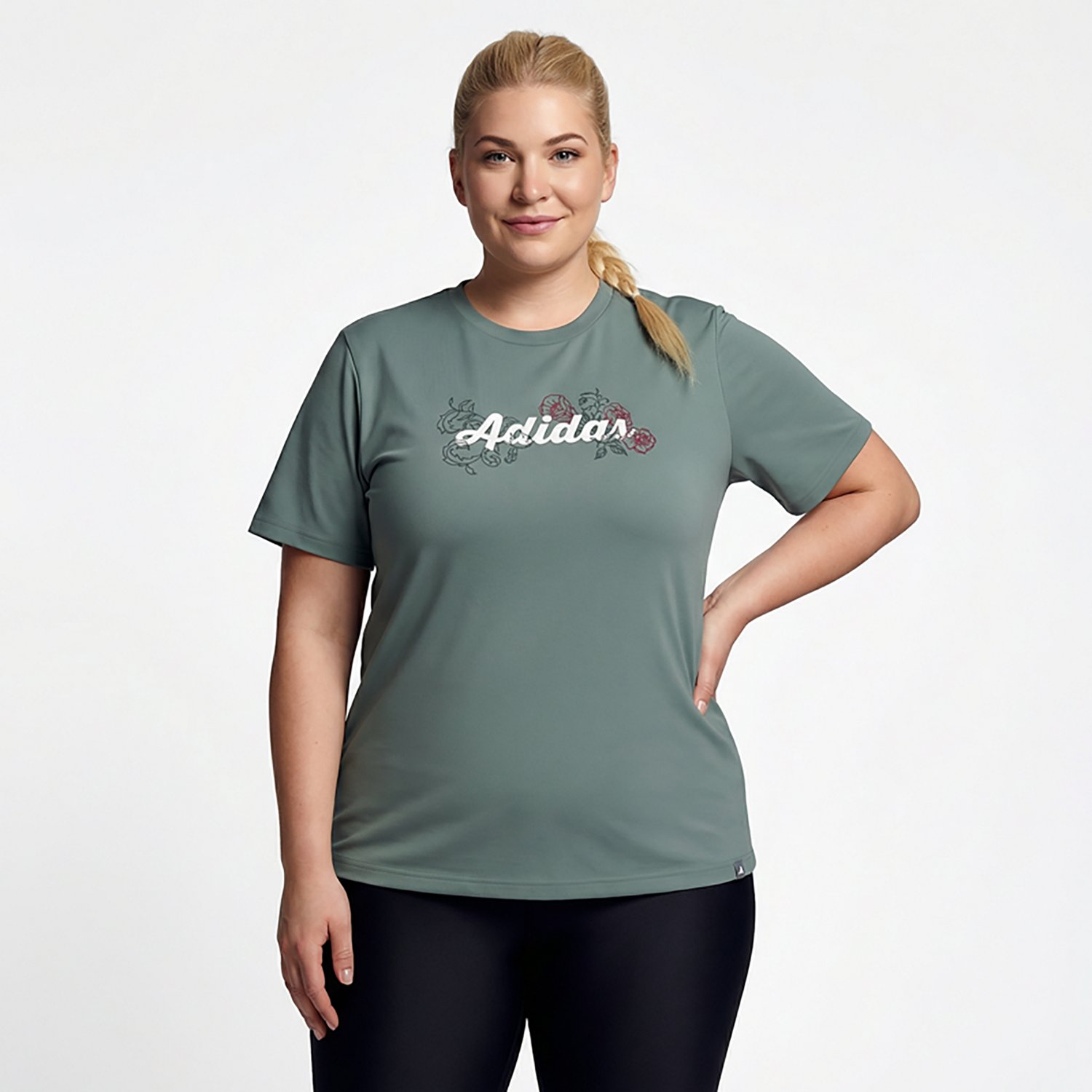 adidas Women's Western Florals Graphic T-shirt - view number 2