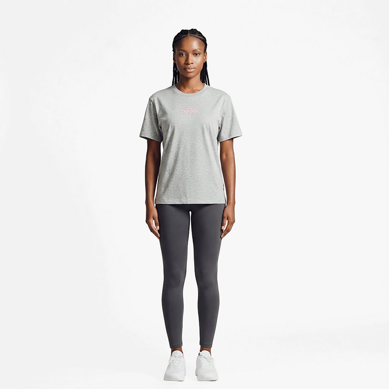 adidas Women's Bow on Linear Logo Graphic T-shirt