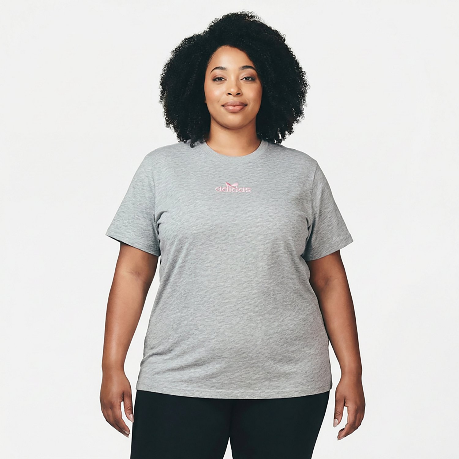 adidas Women's Bow on Linear Logo Graphic T-shirt - view number 2