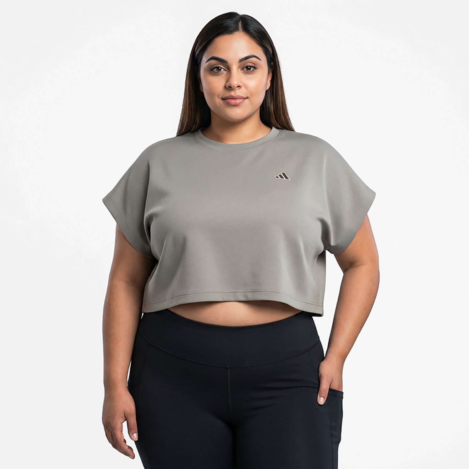 adidas Women's Colored Logo Graphic T-shirt - view number 2