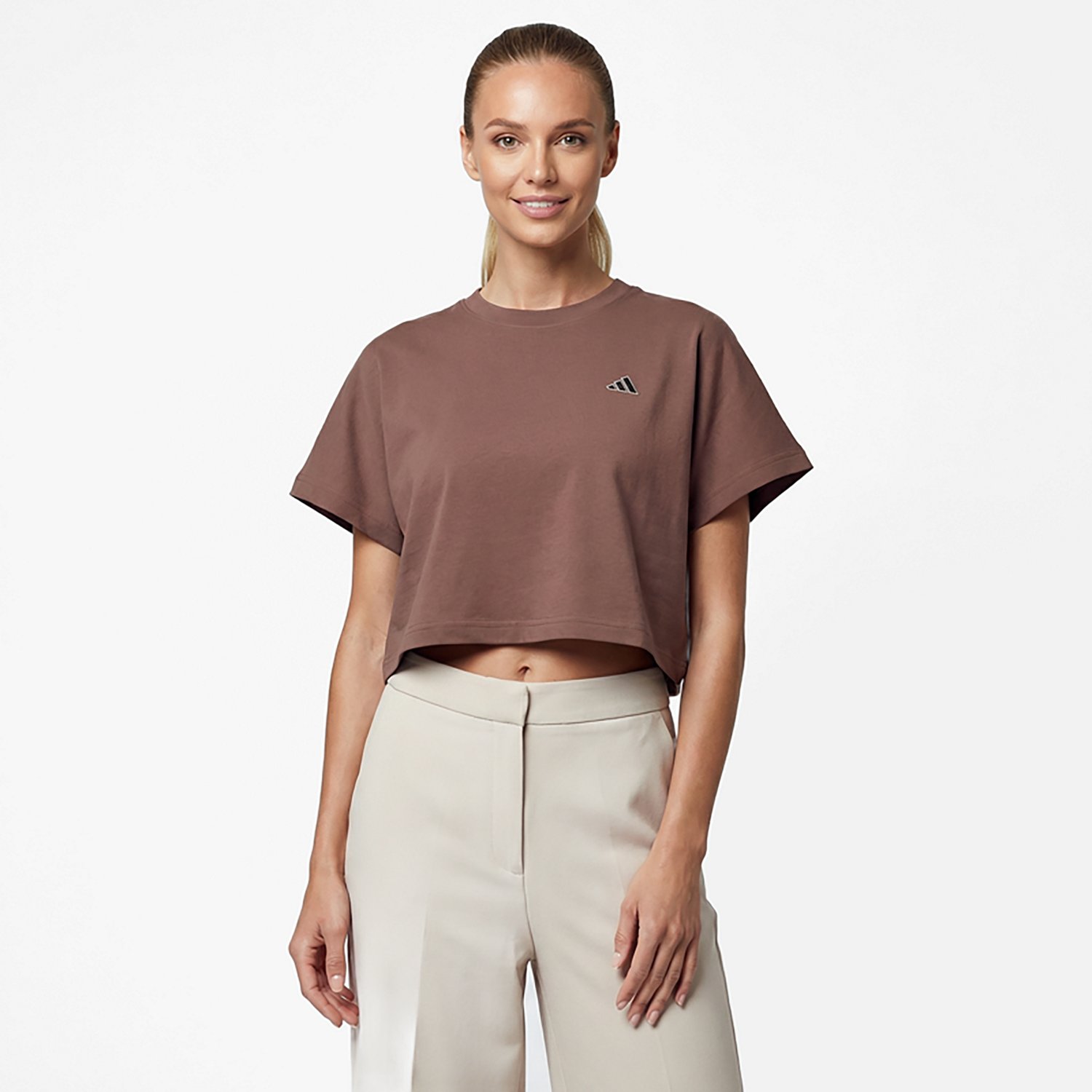 adidas Women's Colored Logo Graphic T-shirt - view number 2