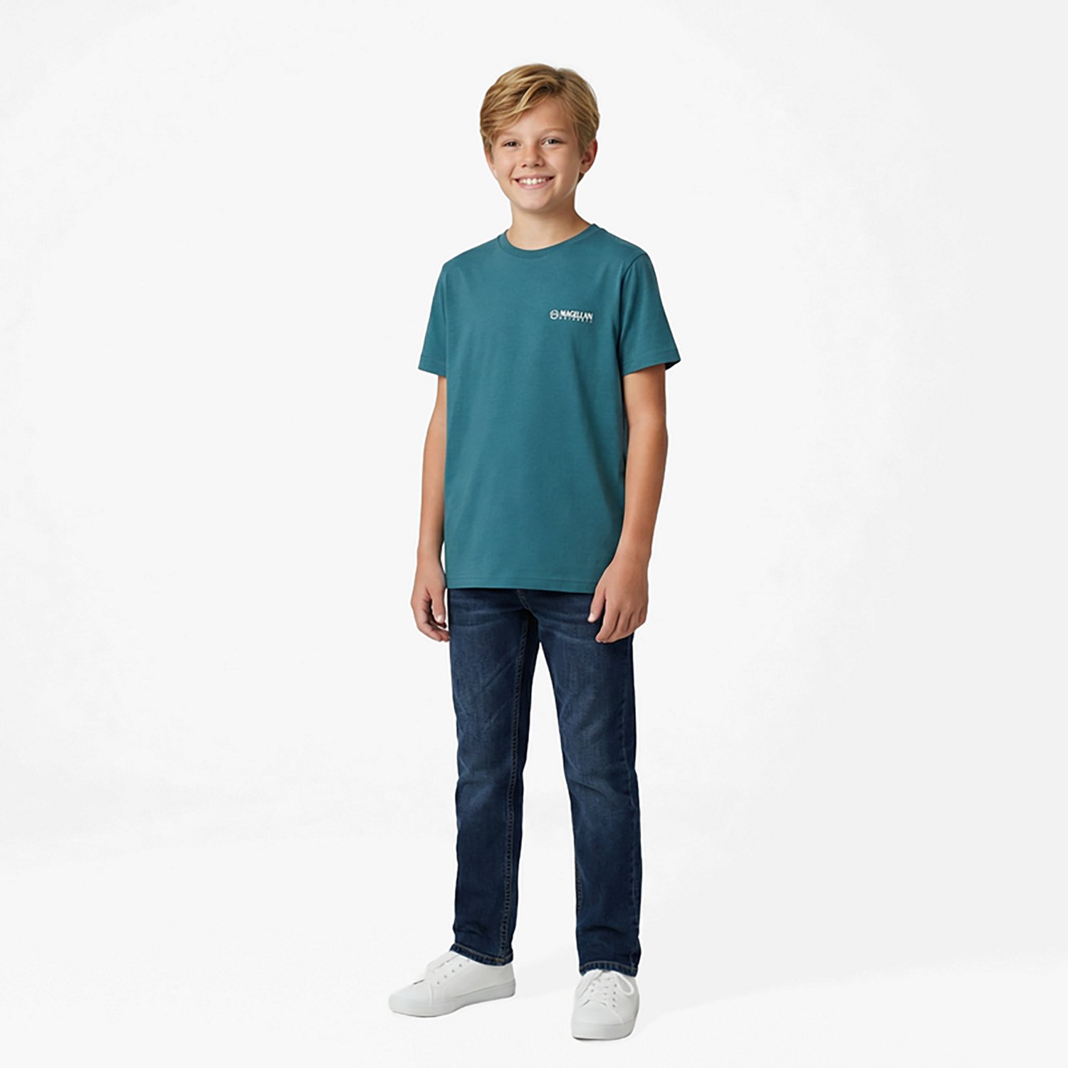 Magellan Outdoors Boys' Brush Tarpoon Short Sleeve T-Shirt