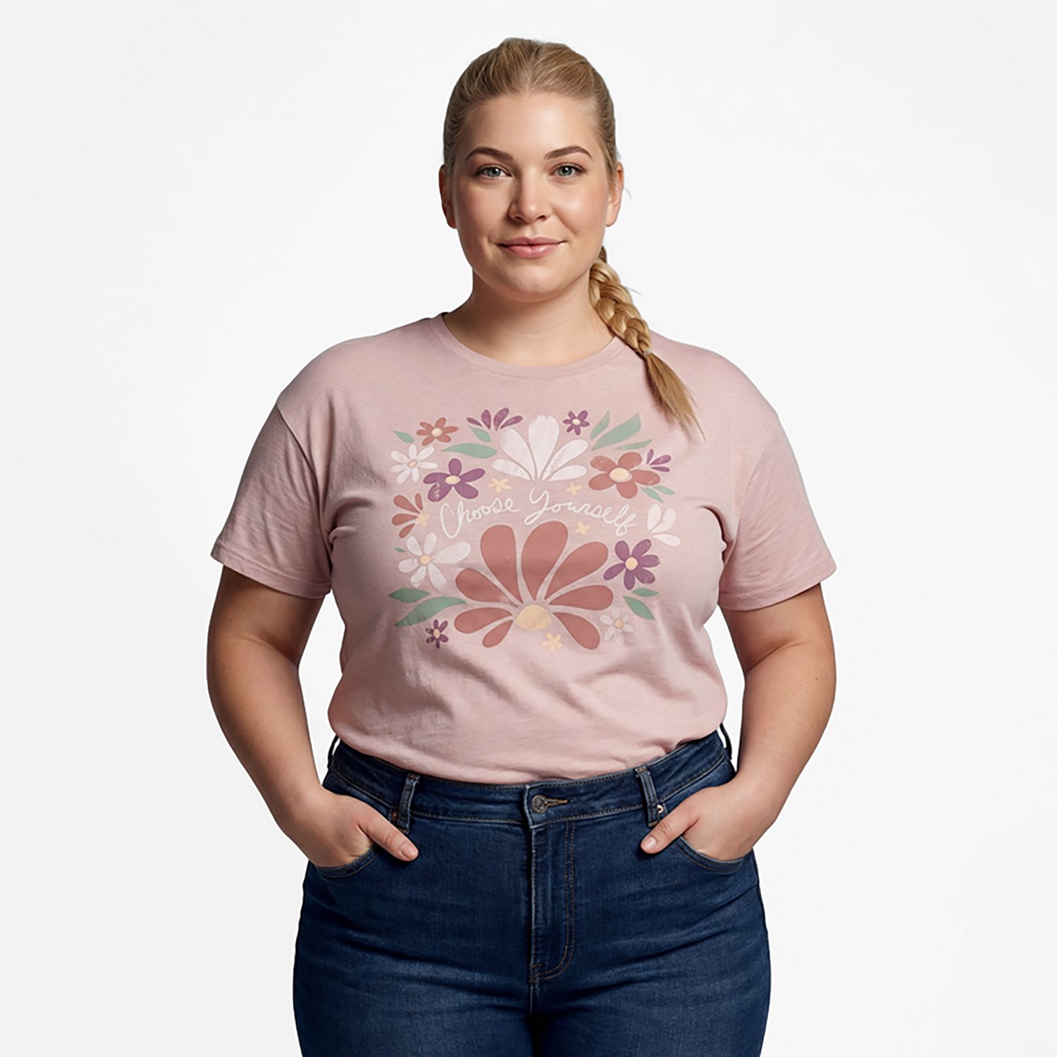 Live Outside the Limits Women's Choose Yourself Oversized Graphic T-shirt - view number 2