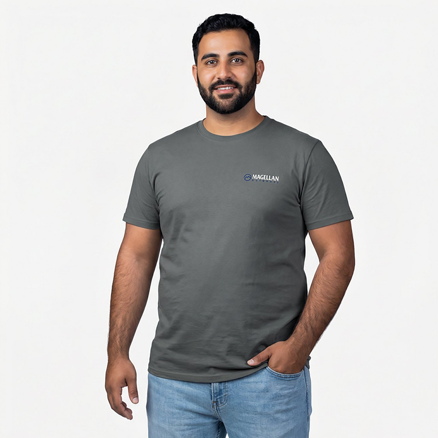 Magellan Outdoors Men's North Carolina Bass Overlap State T-shirt - view number 2