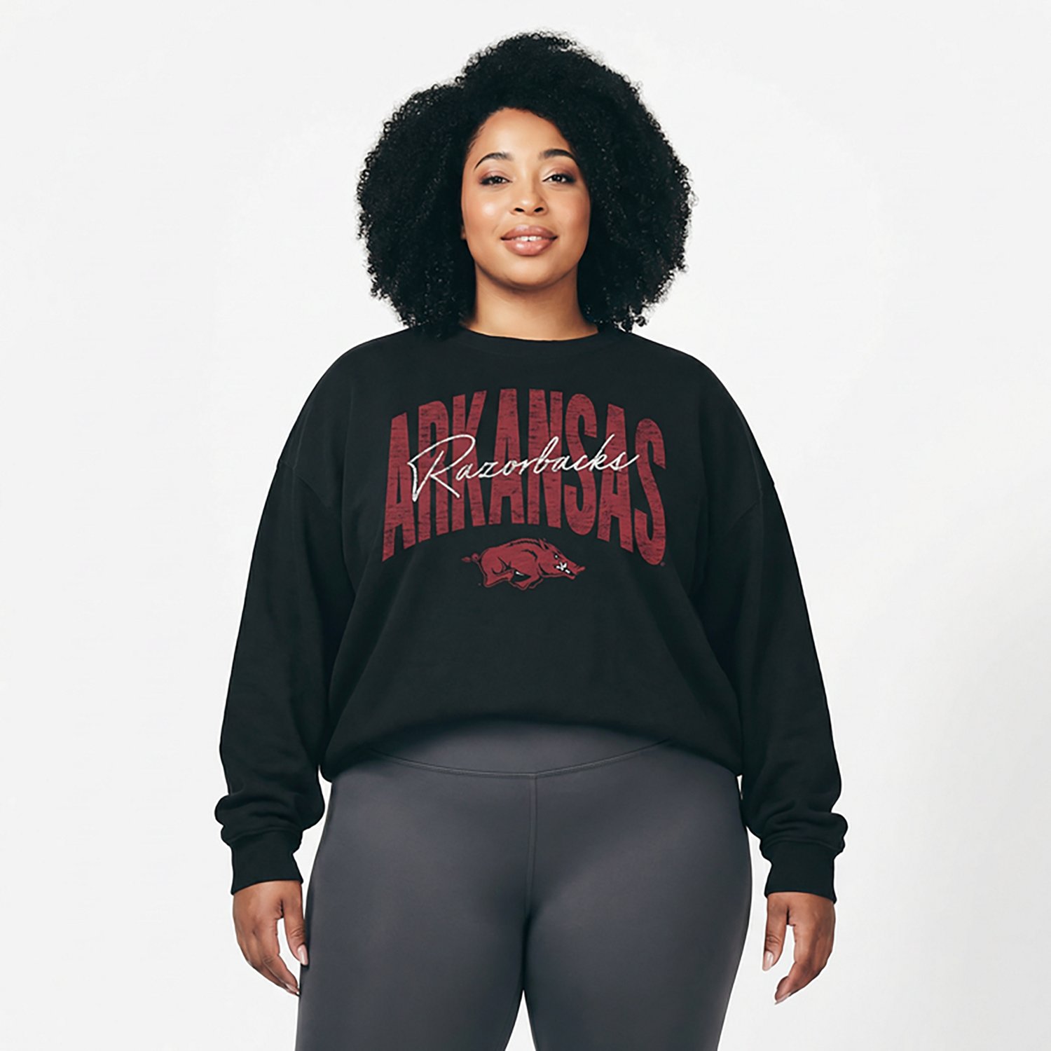 '47 Women's Arkansas Razorbacks Muse Sydney Long Sleeve T-shirt - view number 2