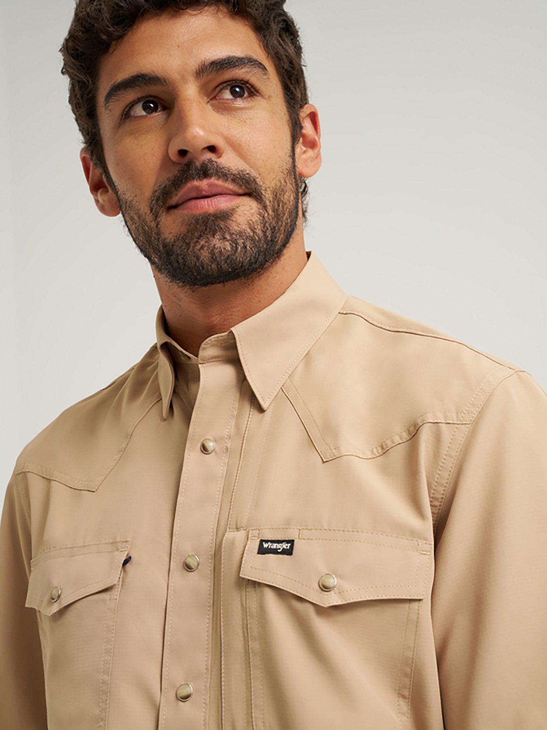 Wrangler Men's All Terrain Gear Printed Performance Shirt - view number 3