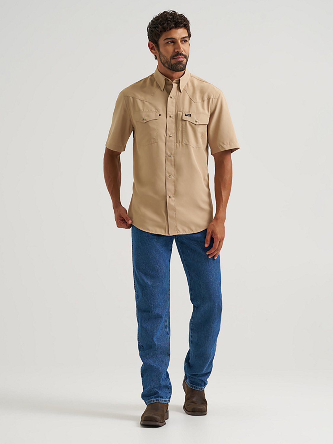 Wrangler Men's All Terrain Gear Printed Performance Shirt - view number 6