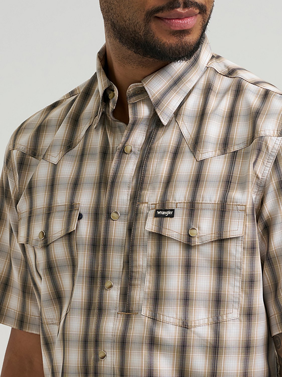 Wrangler Men's All Terrain Gear Printed Performance Shirt - view number 4