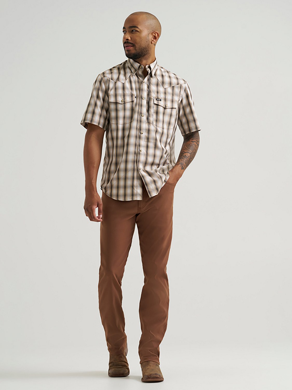 Wrangler Men's All Terrain Gear Printed Performance Shirt - view number 7