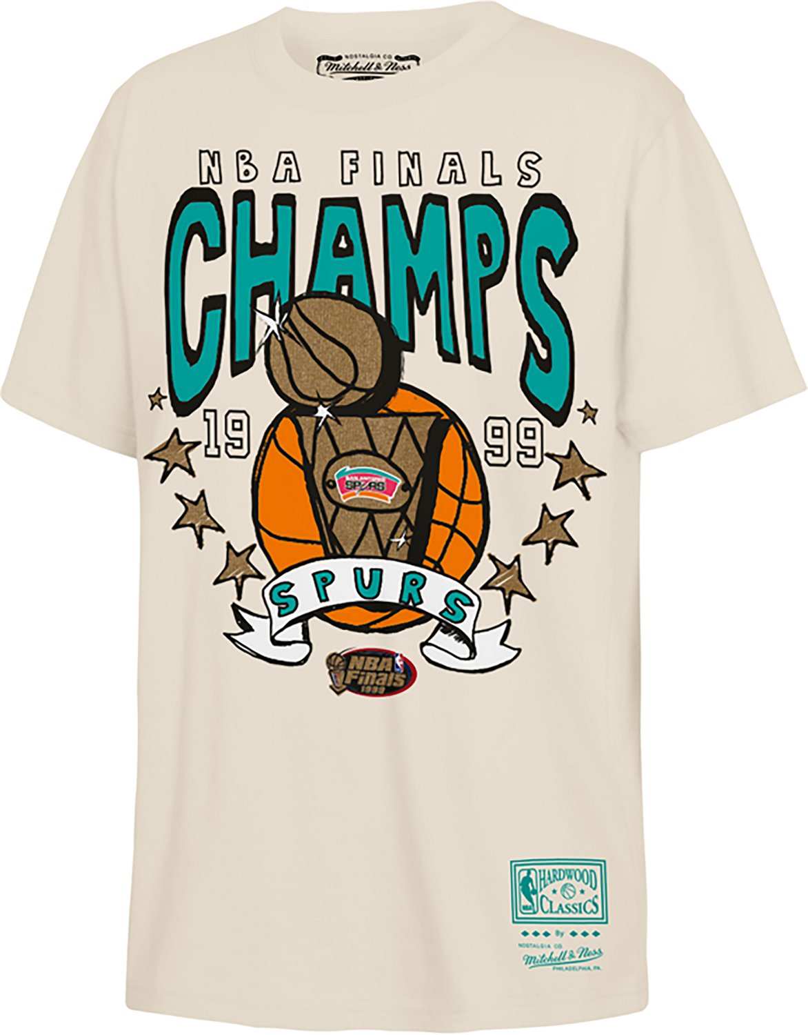 Mitchell & Ness Boys' San Antonio Spurs Champions Graphic T-shirt