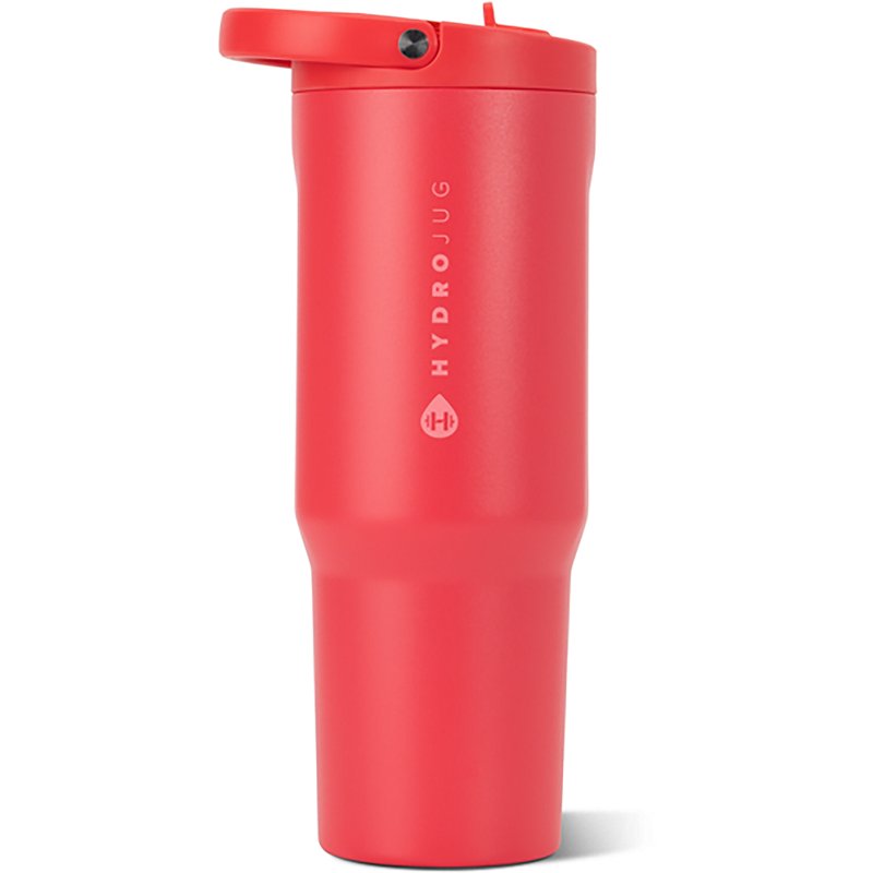 HYDROJUG Sport 32 oz Flip Straw Water Bottle in Fruit Punch Size: 32 Oz.
