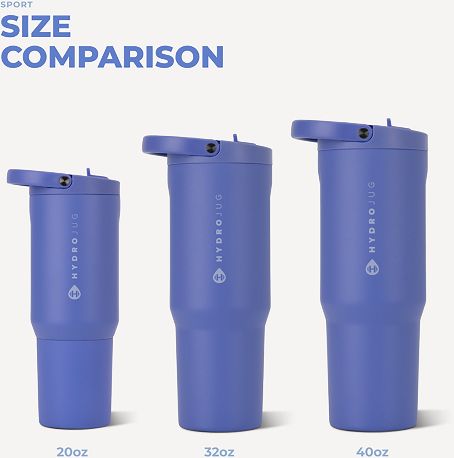 HydroJug Sport 40oz Flip Straw Water Bottle - view number 5